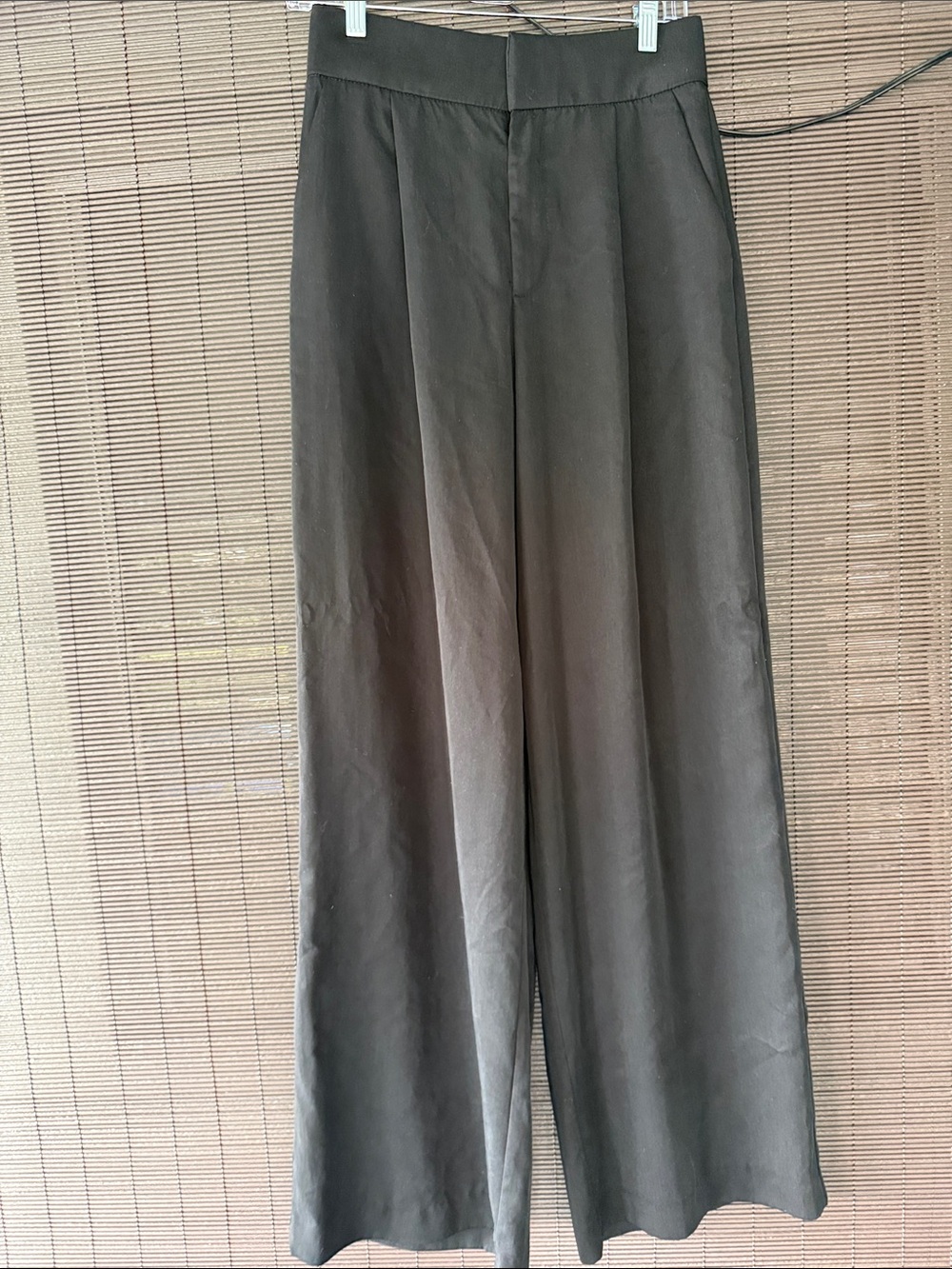 Zara High-Rise Wide-Leg Women's Pants in black